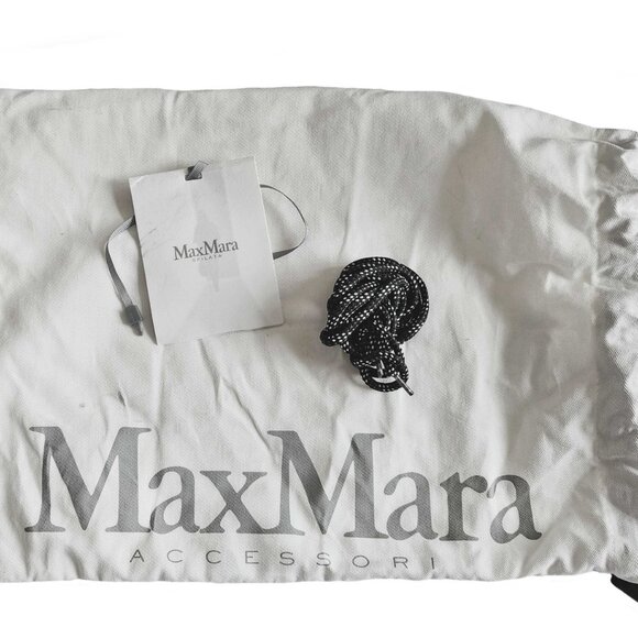 MAX MARA BLACK PATENT LEATHER ANKLE STRAP OXFORDS SHOES (39) - Picture 10 of 10